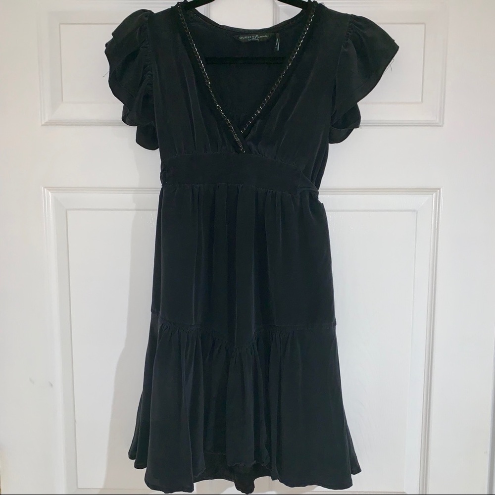 Guess Dark Gray Mini Dress